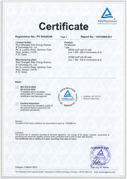 TUV190W--285W)
